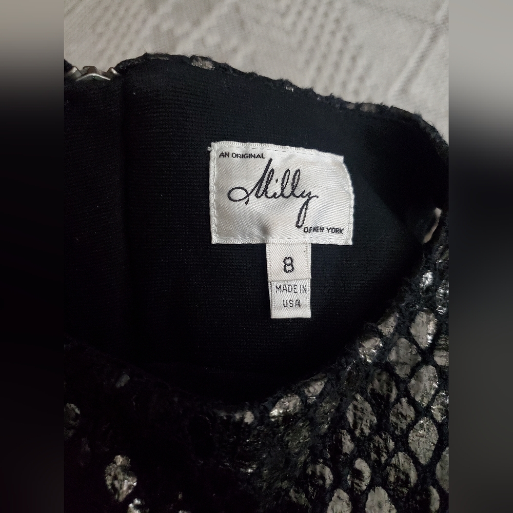 Milly Of New York Size 8 Dress New $425 - Picture 3 of 4